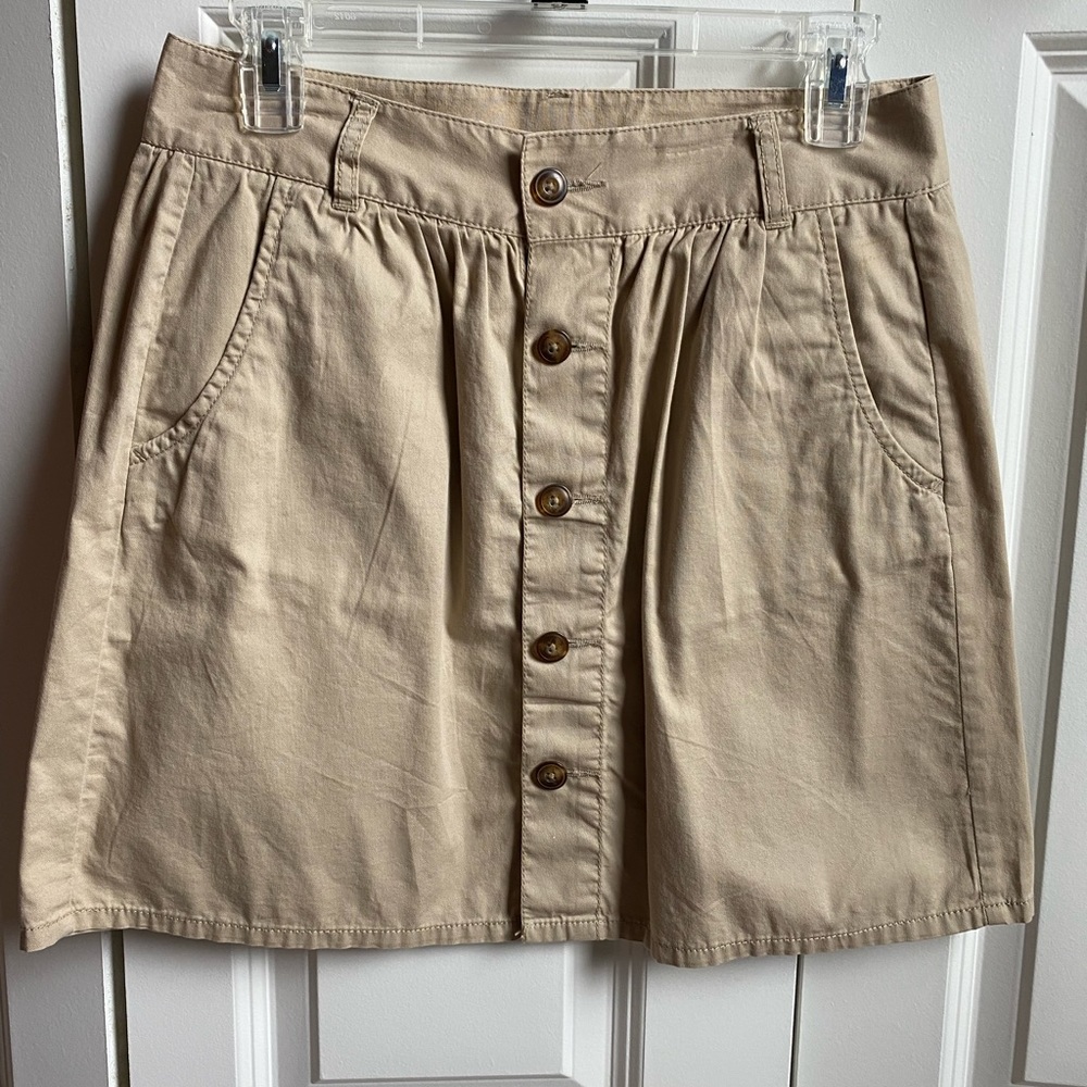 Old Navy Khaki Skirt Size 2
